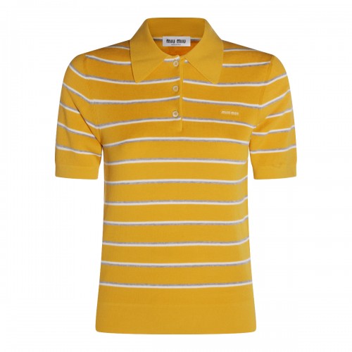 YELLOW COTTON POLO SHIRT