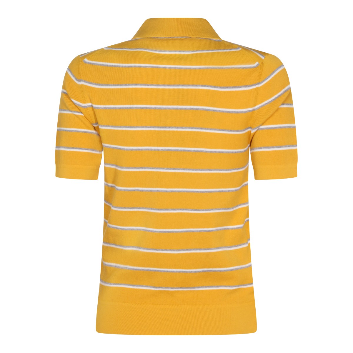 YELLOW COTTON POLO SHIRT