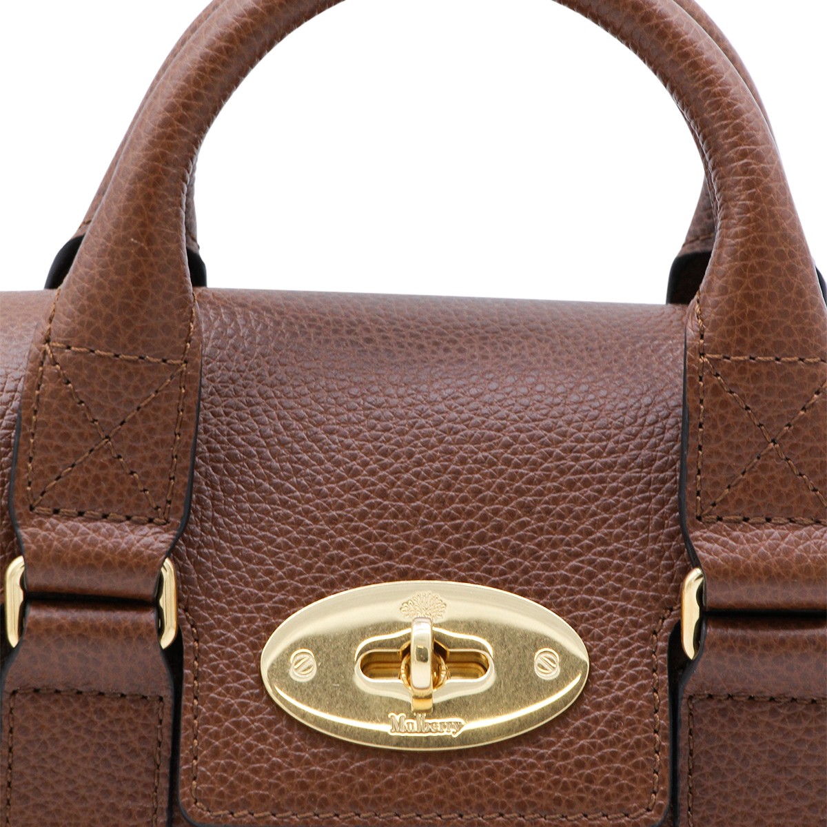 BROWN LEATHER MINI HERITAGE BAYSWATER...