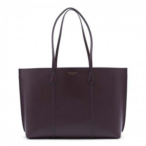 DARK BROWN LEATHER TOTES