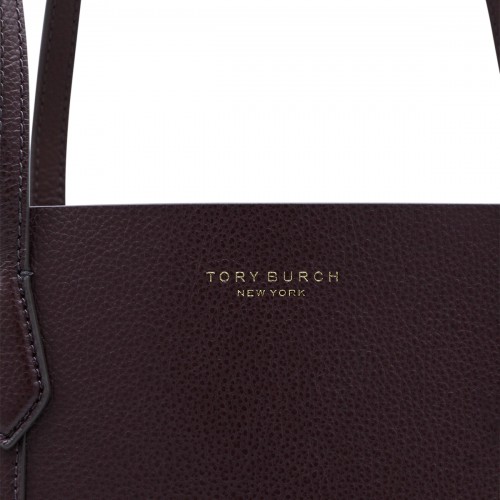 DARK BROWN LEATHER TOTES