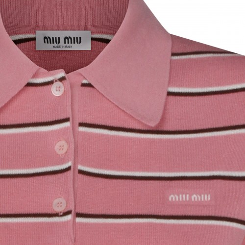 PINK COTTON POLO SHIRT