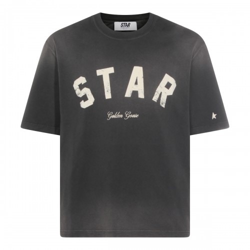 DARK GREY COTTON T-SHIRT