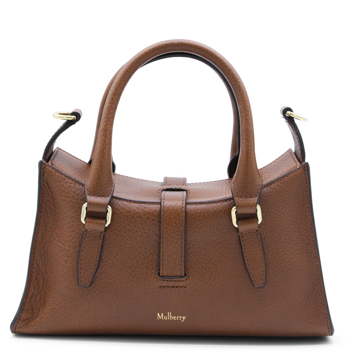 BROWN LEATHER MINI ROXANNE HERITAGE...