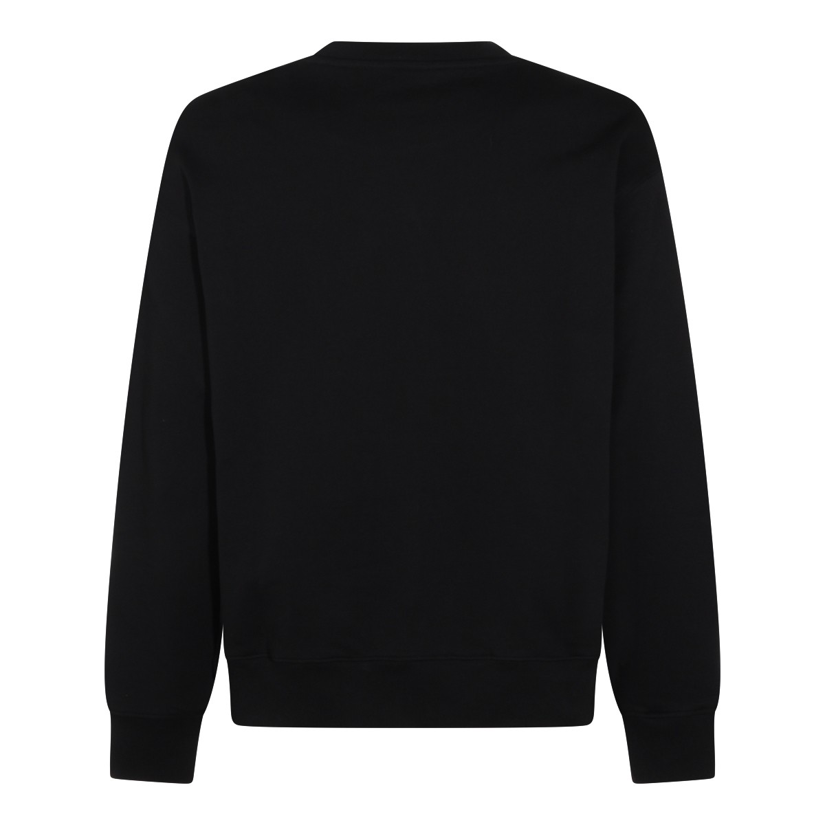 BLACK COTTON SWEATSHIRT