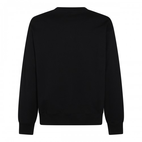 BLACK COTTON SWEATSHIRT