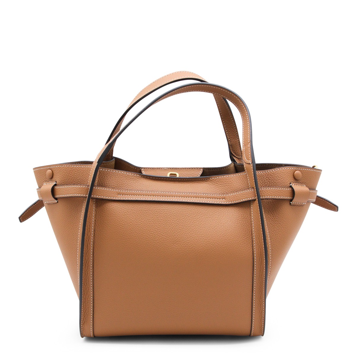BROWN LEATHER TOTE