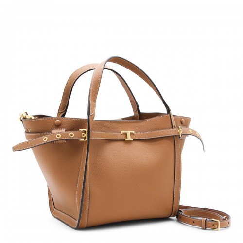 BROWN LEATHER TOTE