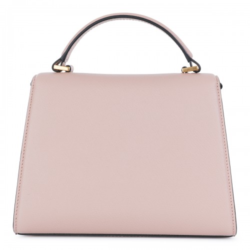 PINK LEATER VSLING TOP HANDLE BAG