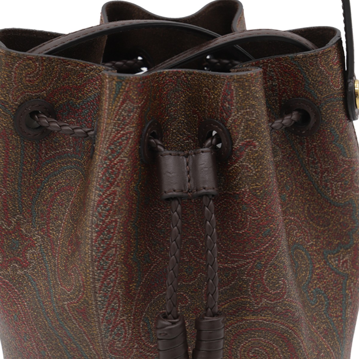 BROWN COTTON SATCHEL