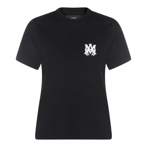 BLACK COTTON T-SHIRT