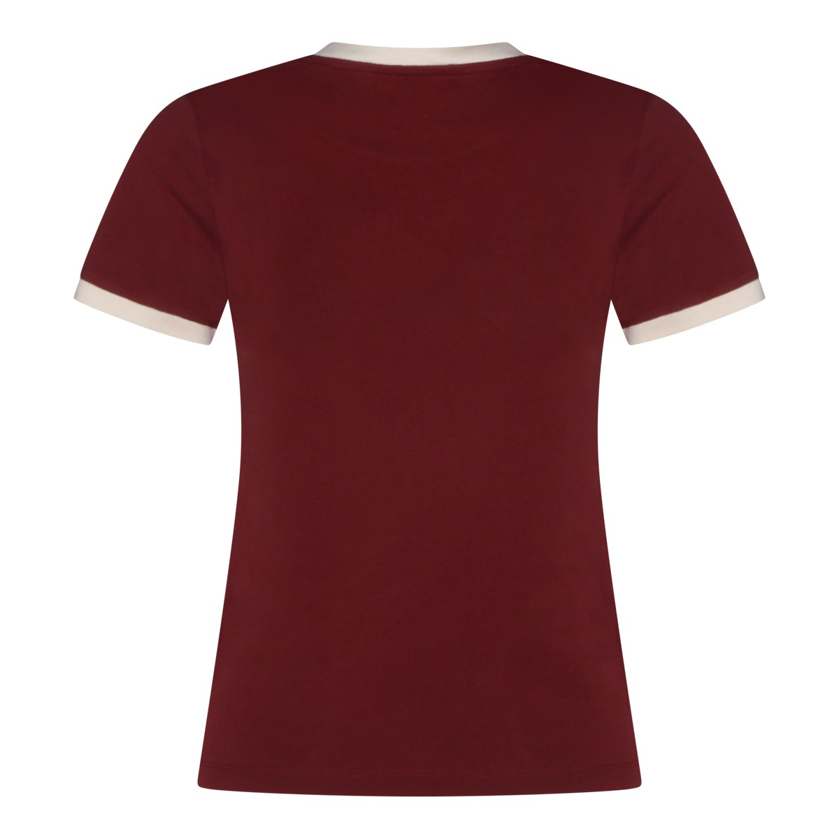 BURGUNDY COTTON T-SHIRT